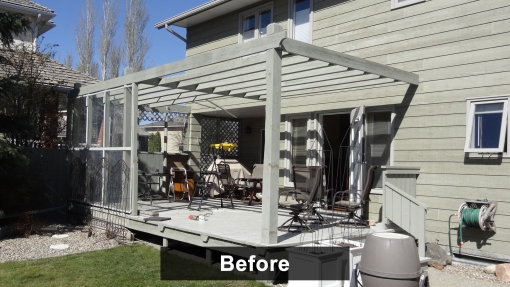 Patio Cover Before