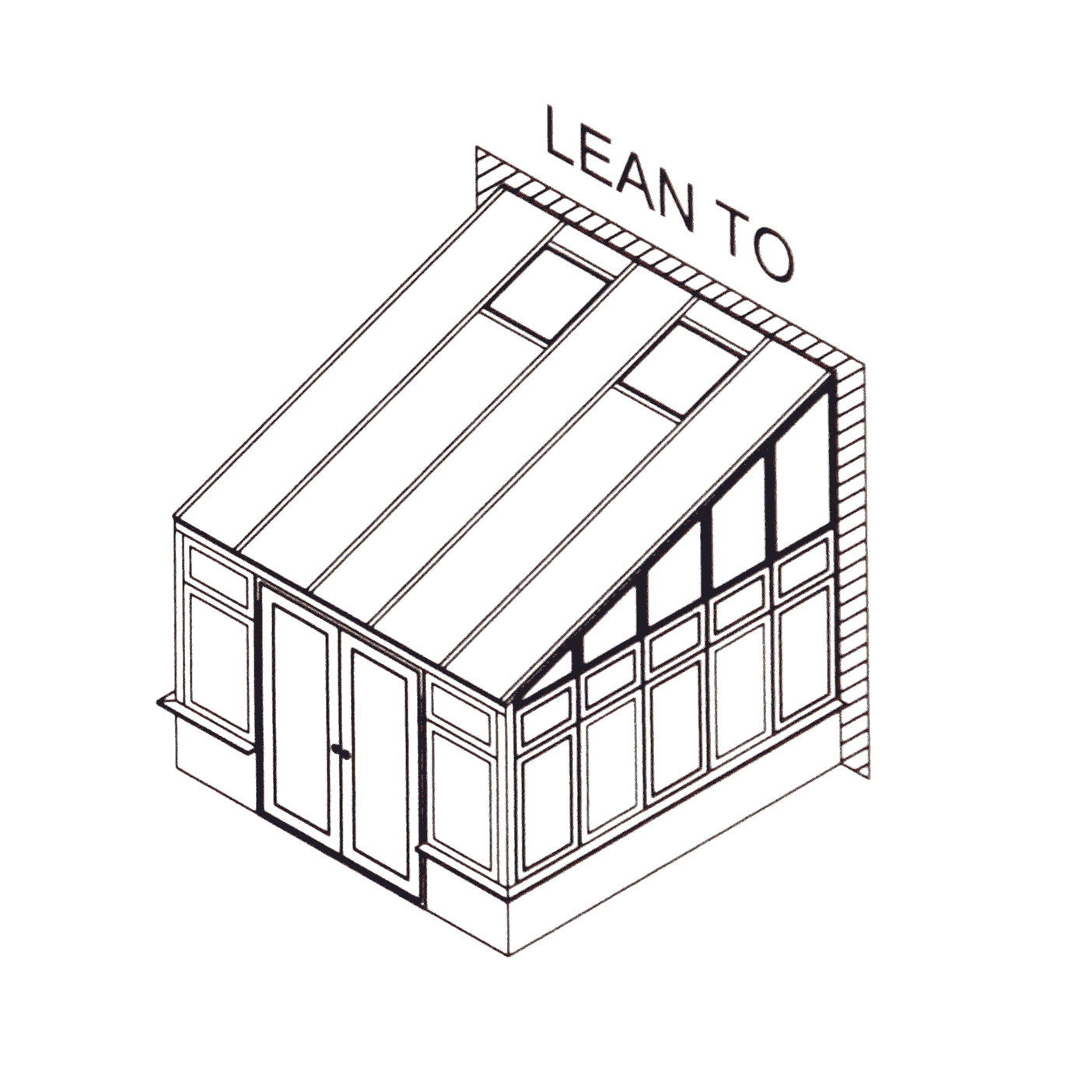 Sunroom Layouts - Lean To - Capital Sunrooms Sunroom Layouts - Lean To - Capital Sunrooms